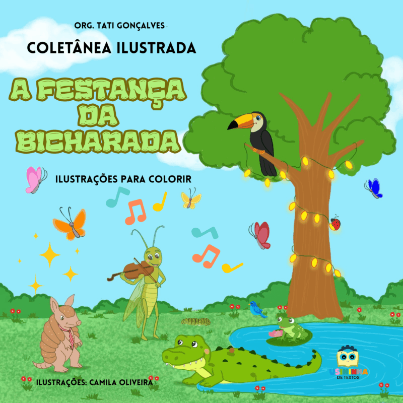 Capa do livro Festança da bicharada
