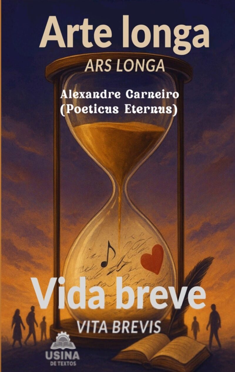 Capa do livro Arte longa, vida breve- Poeticus Eternus